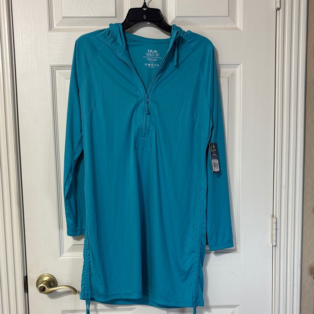 Huk Aqua Women's Swim Coverup with Drawstrings